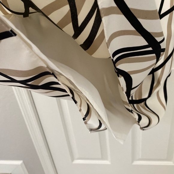 Evan-Picone Vintage Sleeveless Print Dress With Side Zip Size 14 - Picture 5 of 10